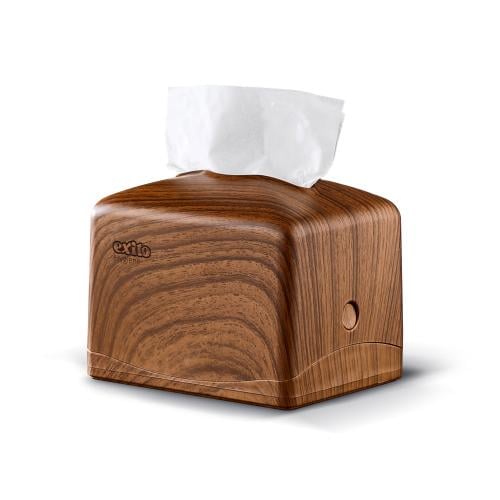 علبة مناديل خشبية اكسيتو exito wooden tissue box.