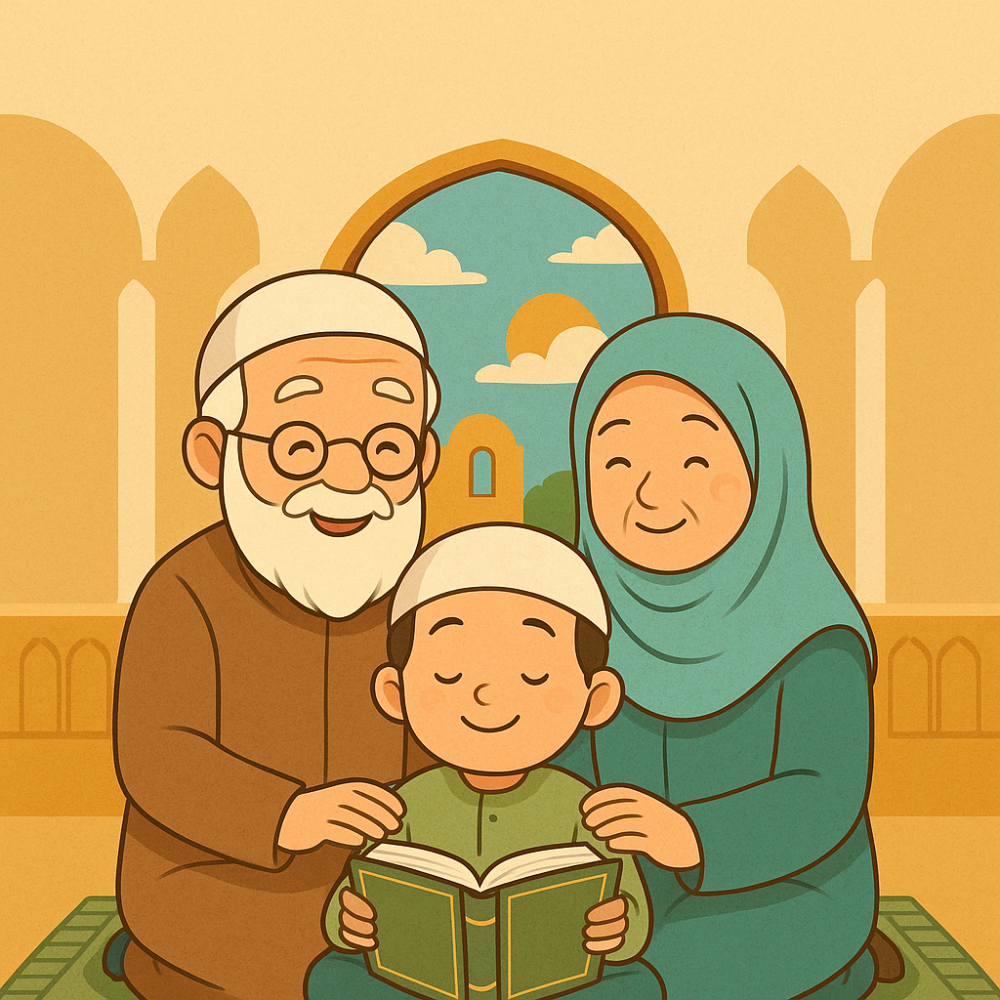 أيها الغاليان الكريمان الحبيبان العزيزان: (الأب والأم)
