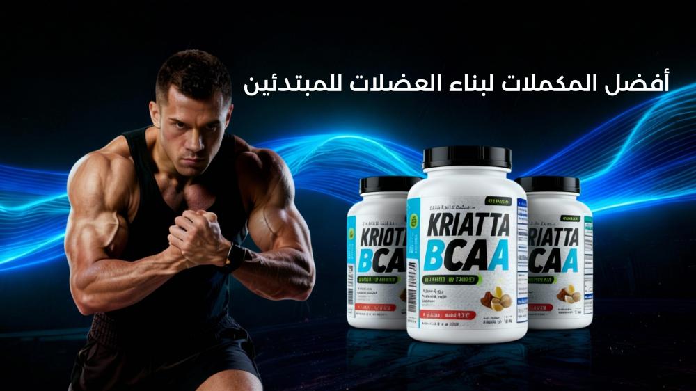 أفضل مكملات لبناء العضلات للمبتدئين – الدليل الشامل لبداية صحيحة