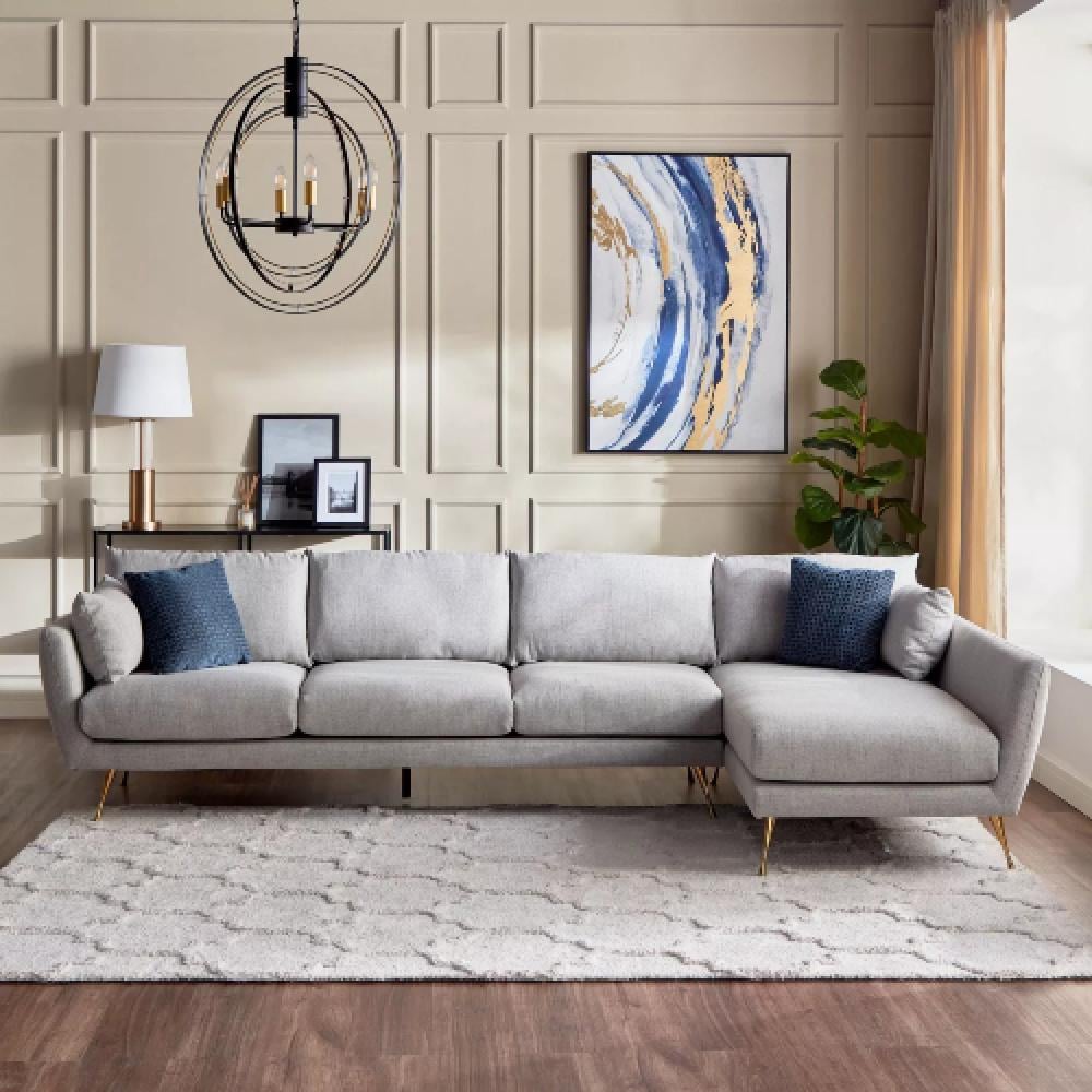 كنب امريكي مريح لون رمادي