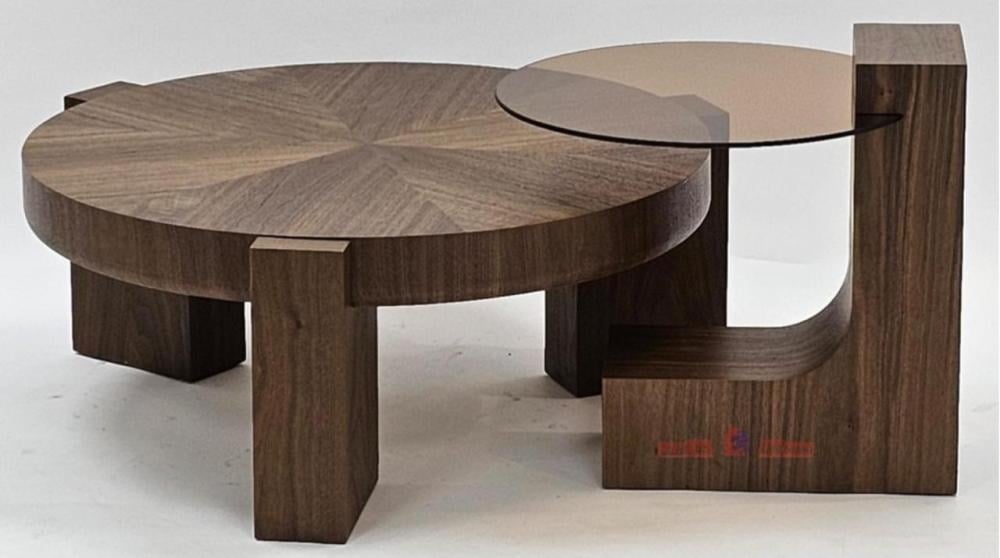 طقم قطعتين وسط بني