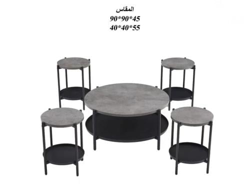 طقم طاولات شاهي خشبي