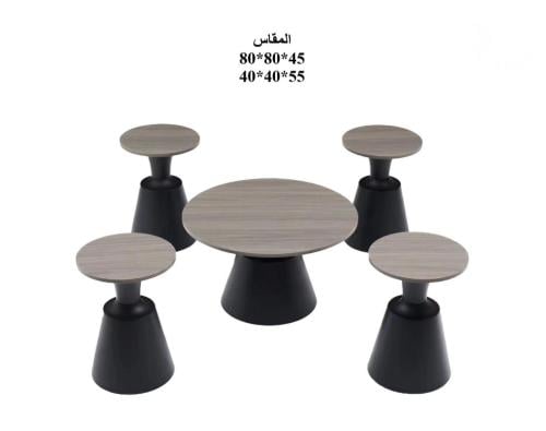 طقم طاولات شاهي خشبي