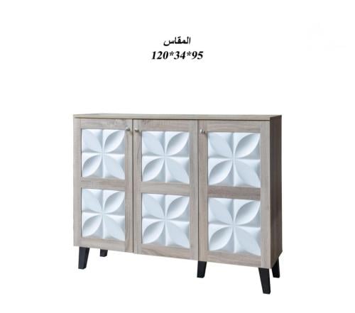 دولاب احذيه خشبي 120 سم