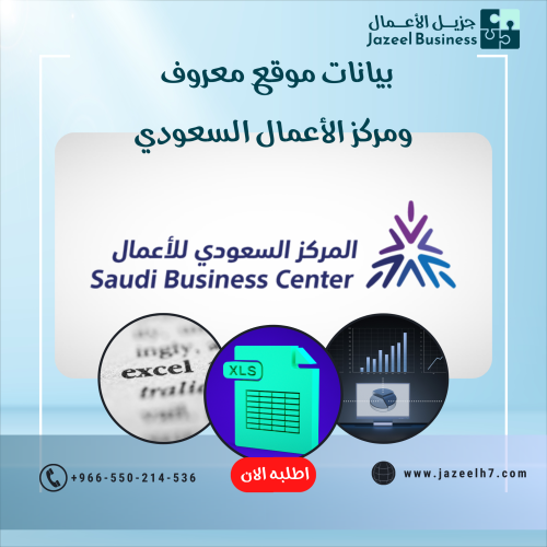 بيانات موقع معروف ومركز الأعمال السعودي