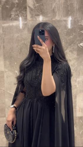 فستان سهره الخامه / جورجيت + كمبيوتر+ تطريز