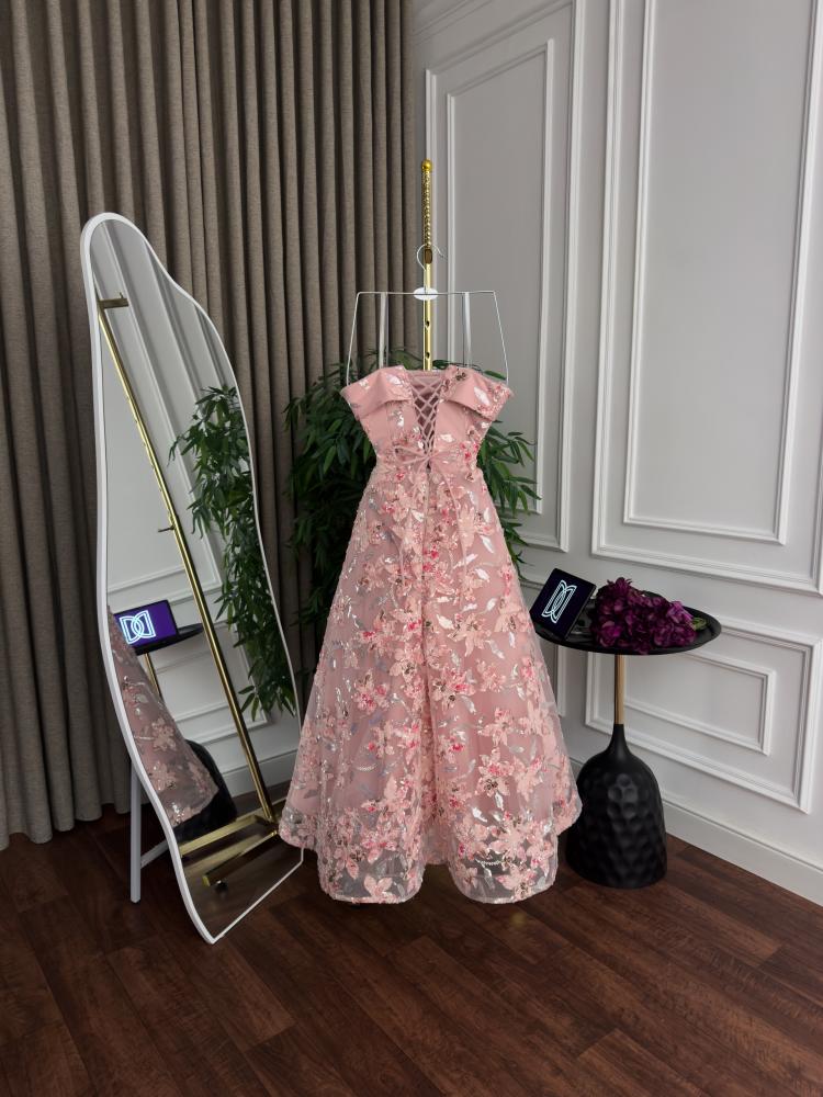 فستان سهره كلفه تطريز كلوش