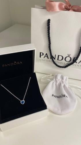 عقد PANDORA الفضي