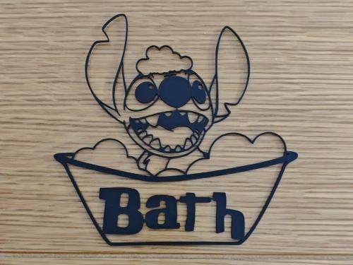 ديكور جداري بشكل شخصية Stitch
