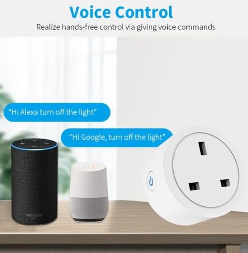 فيش ذكي WIFI يدعم تحكم باللمس، تنشيط صوتي متوافق م...