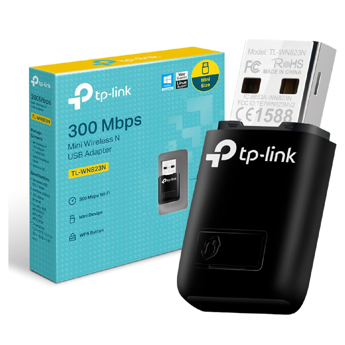 TP-LINK 300Mbps Mini Wireless N USB Adapter TL-WN...
