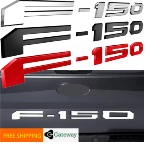 شعار فورد F150 خلفي بألوان مختلفة