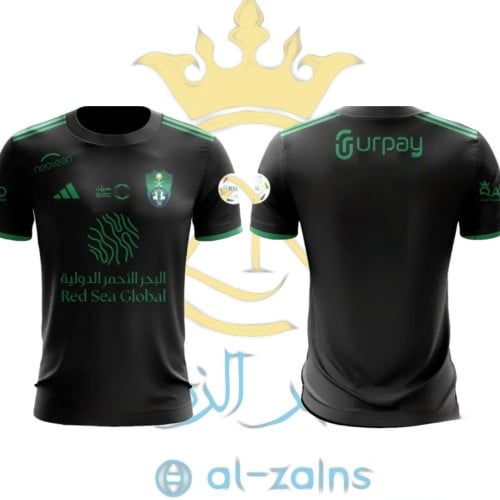 تيشرت الاهلي اللون الاسود الجديد 2024 متجر. الزين