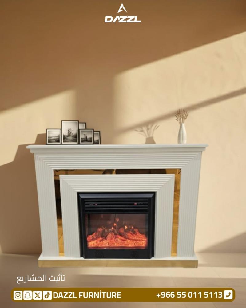 دفاية ديكور كهربائية 12 لون مع الطاولة