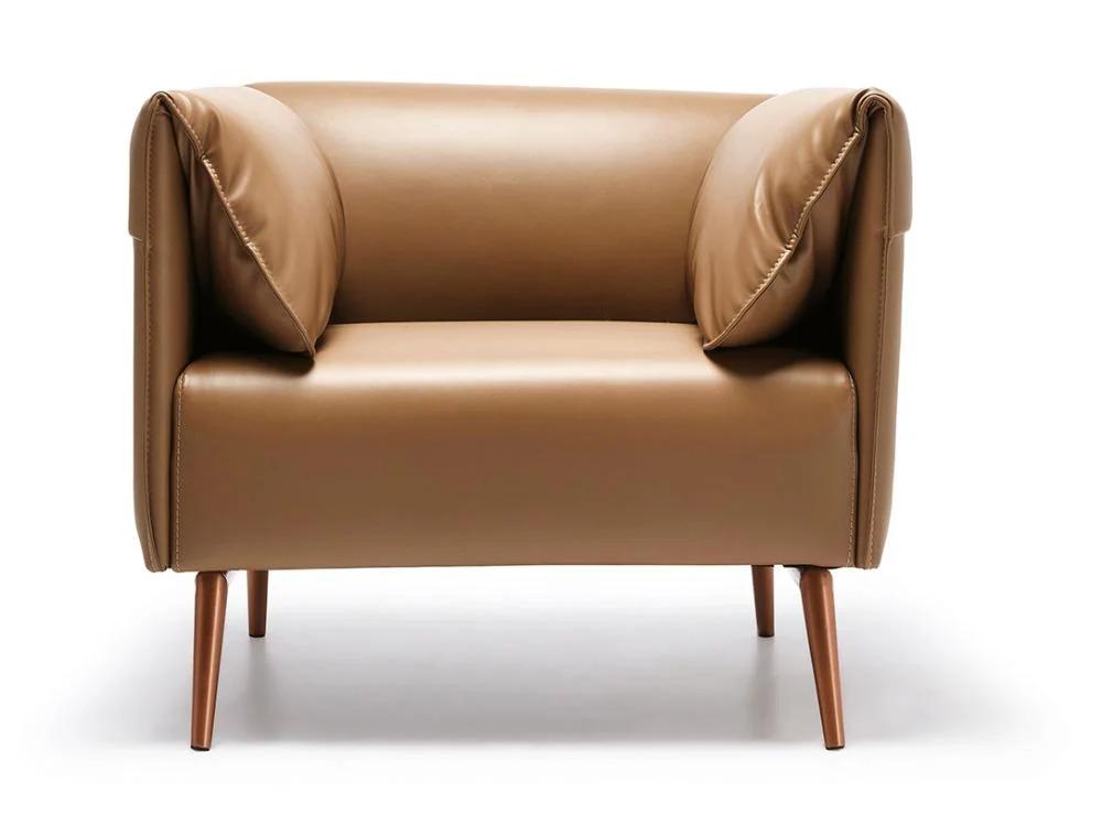 كرسي كنب مفرد جلد