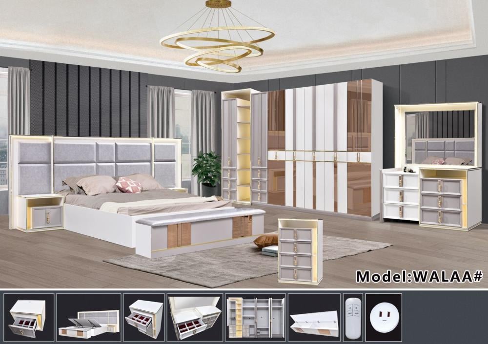 غرفة نوم صيني 8 قطع