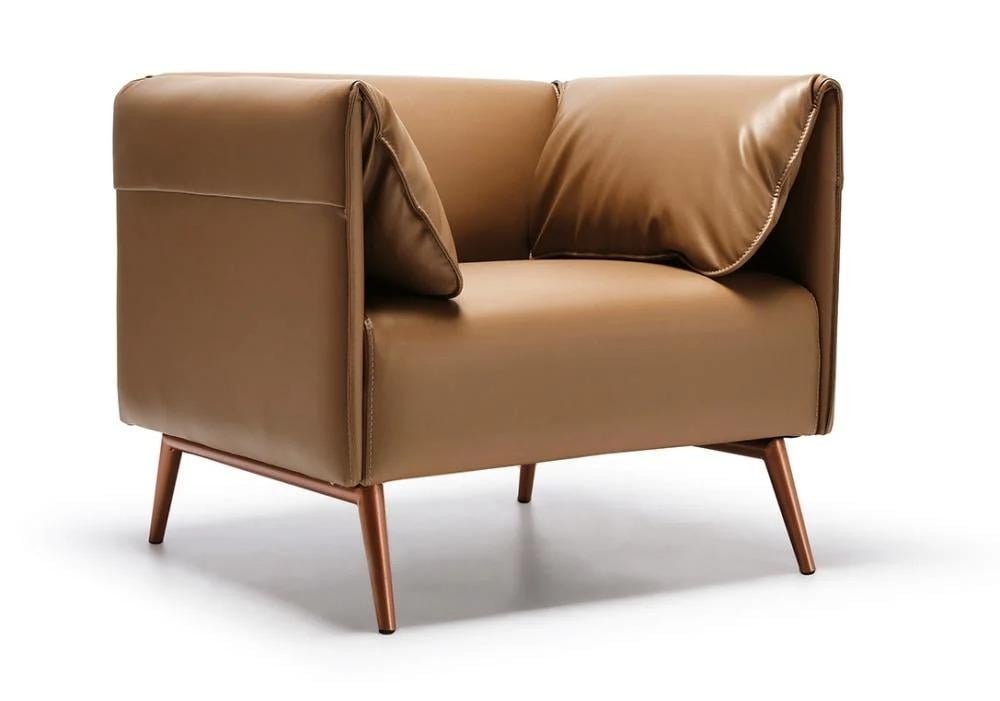 كرسي كنب مفرد جلد