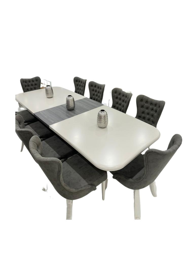 طاولة طعام تركي 10 و 12 كرسي مع بوفيه