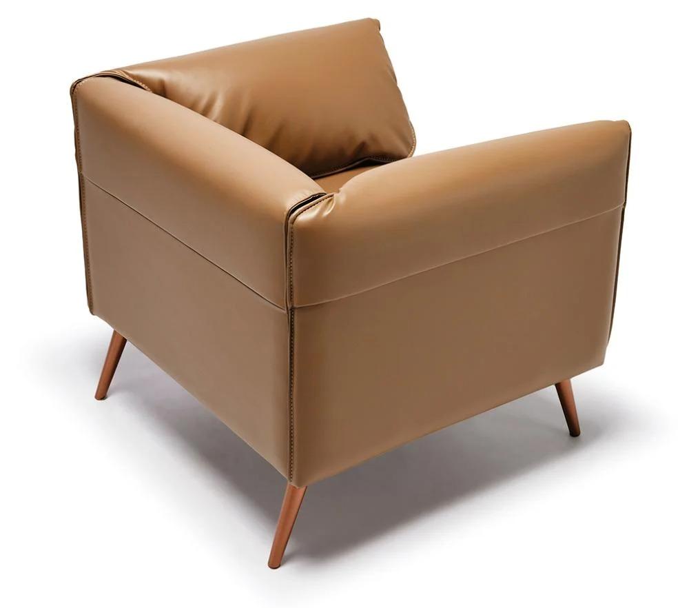 كرسي كنب مفرد جلد