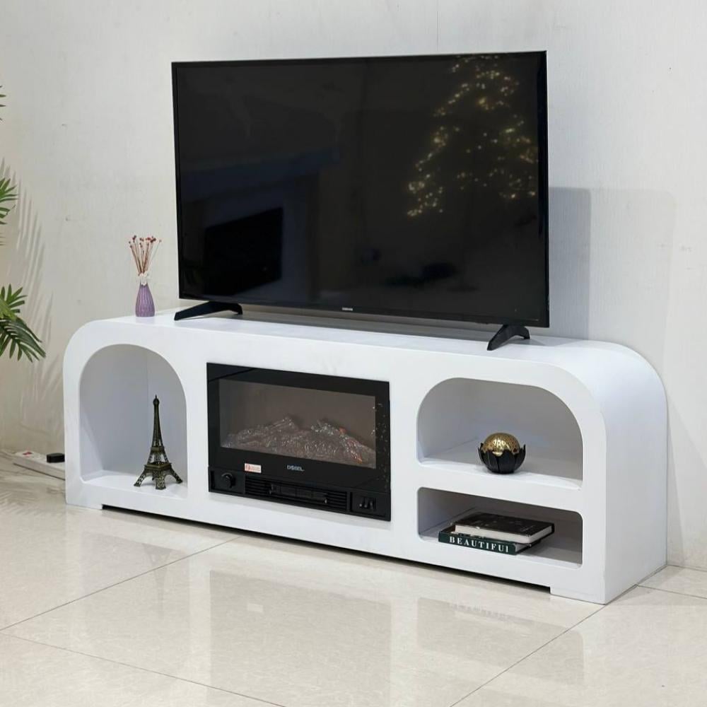 دفاية مع ارفف لون ابيض 160 سم