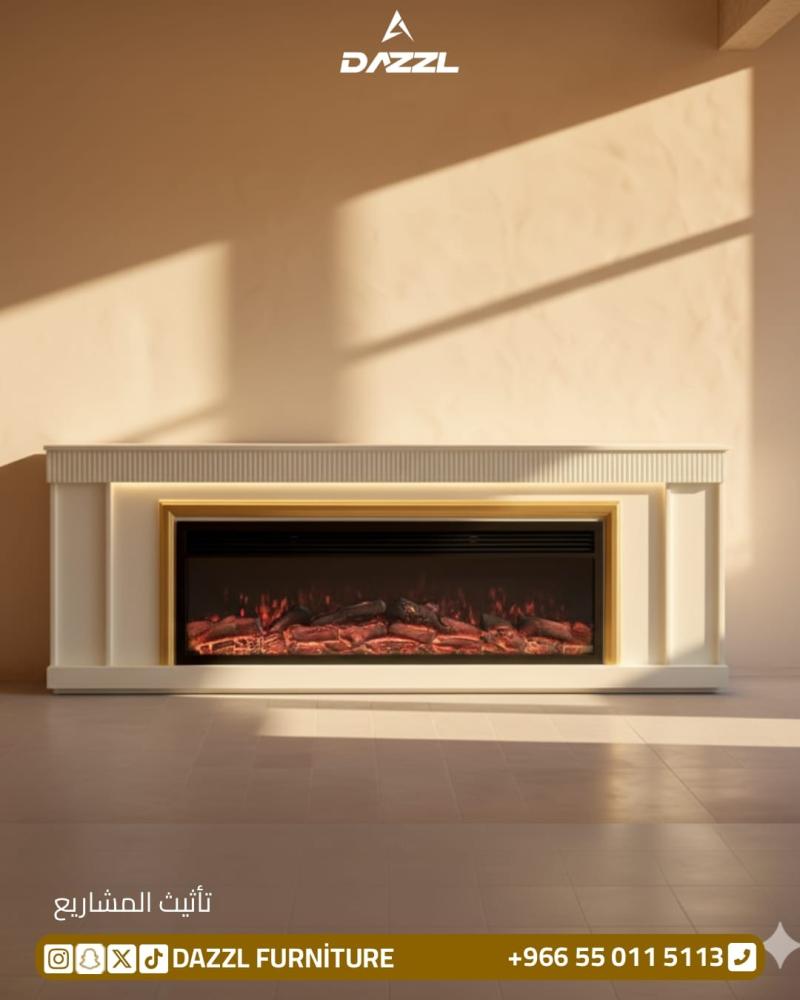 دفاية كهربائية ديكور