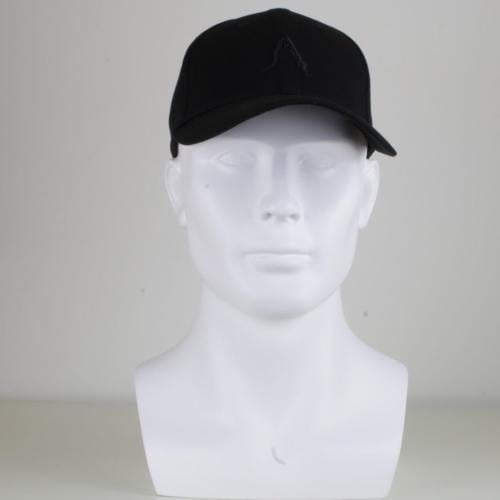 BLK CAP-FNT LOGO-CLSD BCK
