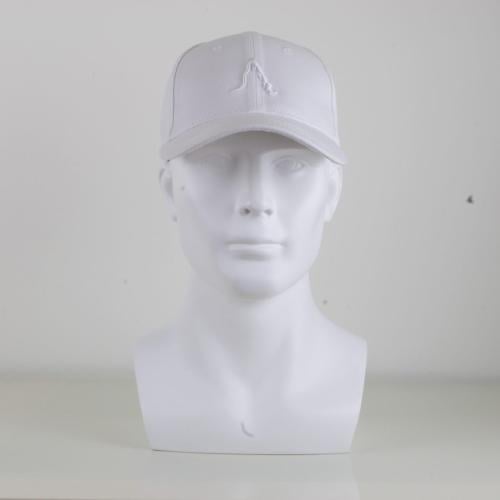 WHT CAP-FNT LOGO-CLSD BCK