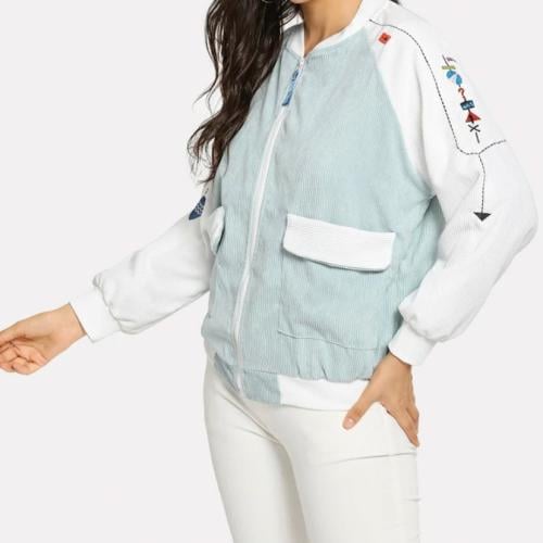 جاكيت سماوي نسائي اكس لارج