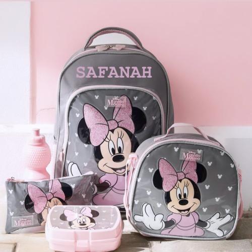 طقم حقيبة دزني 5 قطع بالاسم جلتر ميني ماوس