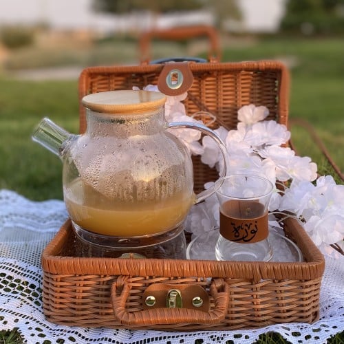 طقم قهوة زجاجي 6 قطع