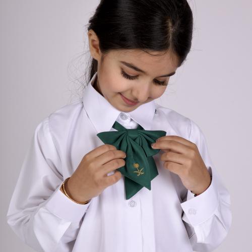 ربطة عنق فيونكة لليوم الوطني اطفال