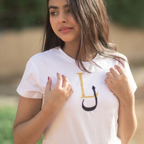 تيشيرت حرفك عربي انجليزي