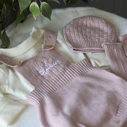 طقم مولود صوف مطرز  5 قطع