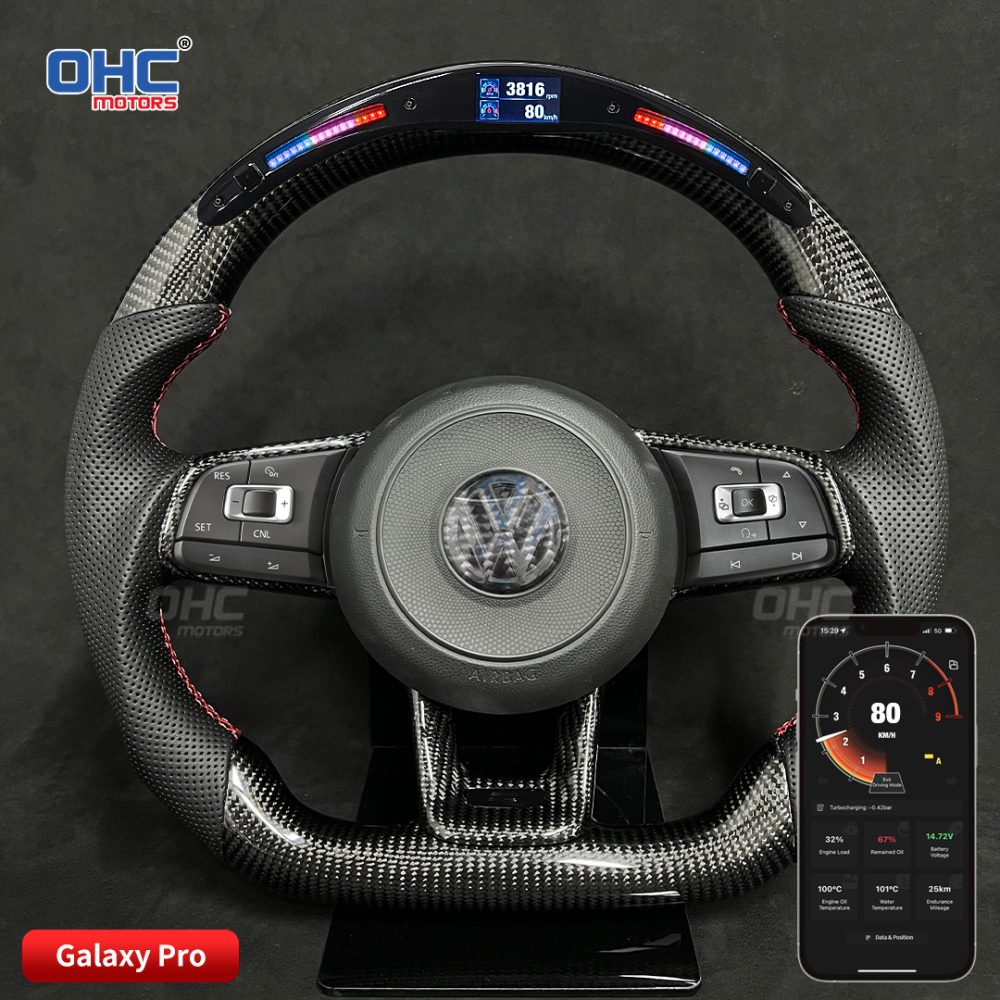 Volkswagen Golf R / GTI / Arteon MK7 (2014+) دركسون LED كاربون فايبر قابل للتخصيص (تفصيل)