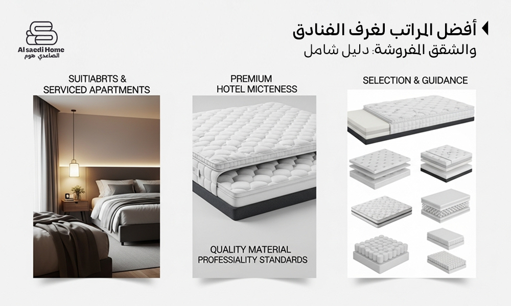 أفضل المراتب لغرف الفنادق والشقق المفروشة