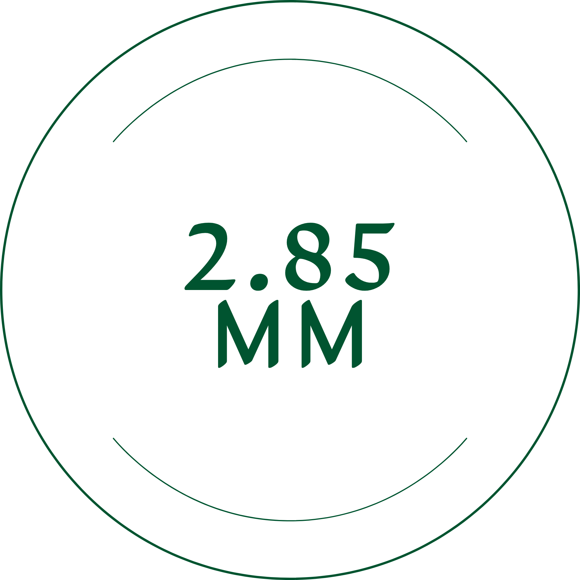 2.85 mm