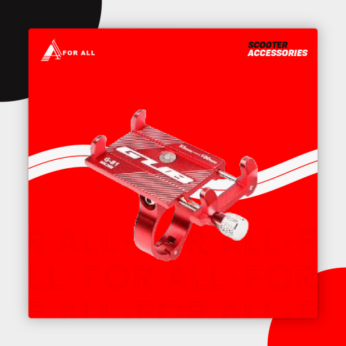 حامل هاتف المنيوم Aluminium Phone Holder - red