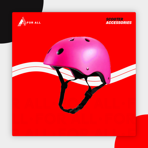خوذة رأس Helmet - Large Pink