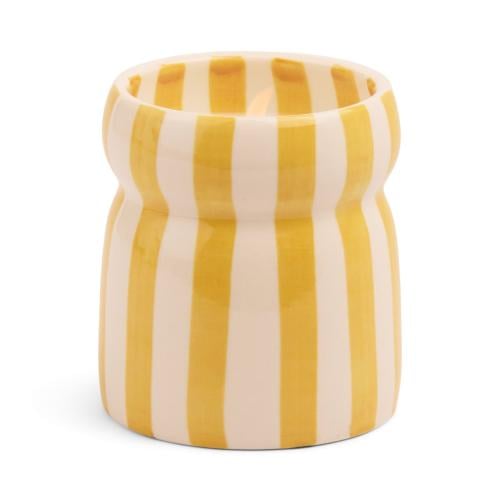 Yellow cabana candle