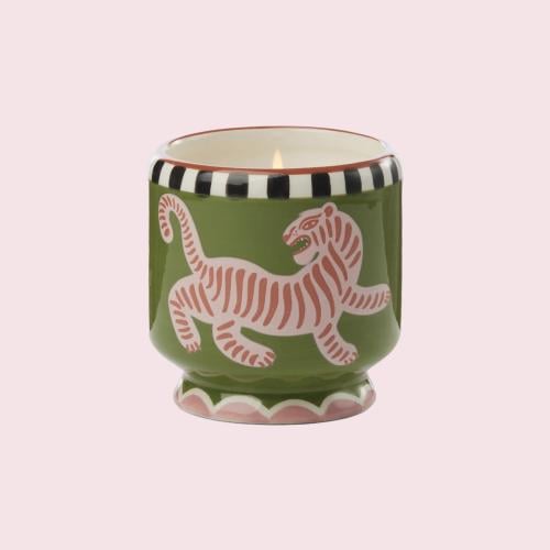 Soy wax tiger candle
