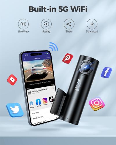 كاميرا داش AZDOME M300S