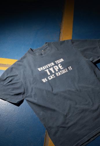 Type cotton T-shirt