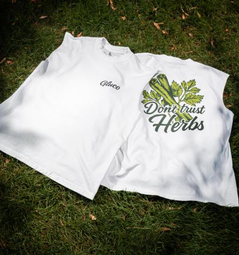Herbs cotton tank top