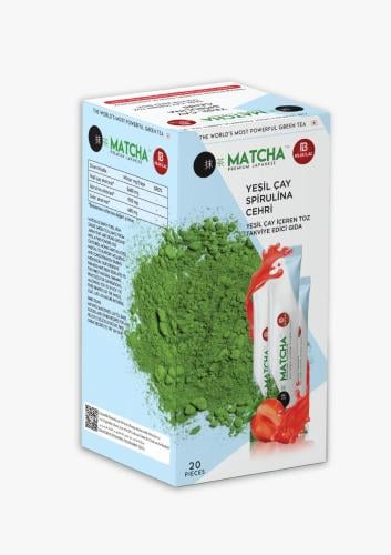 شاي ماتشا بريميوم ياباني بالفراولة20 ظرف