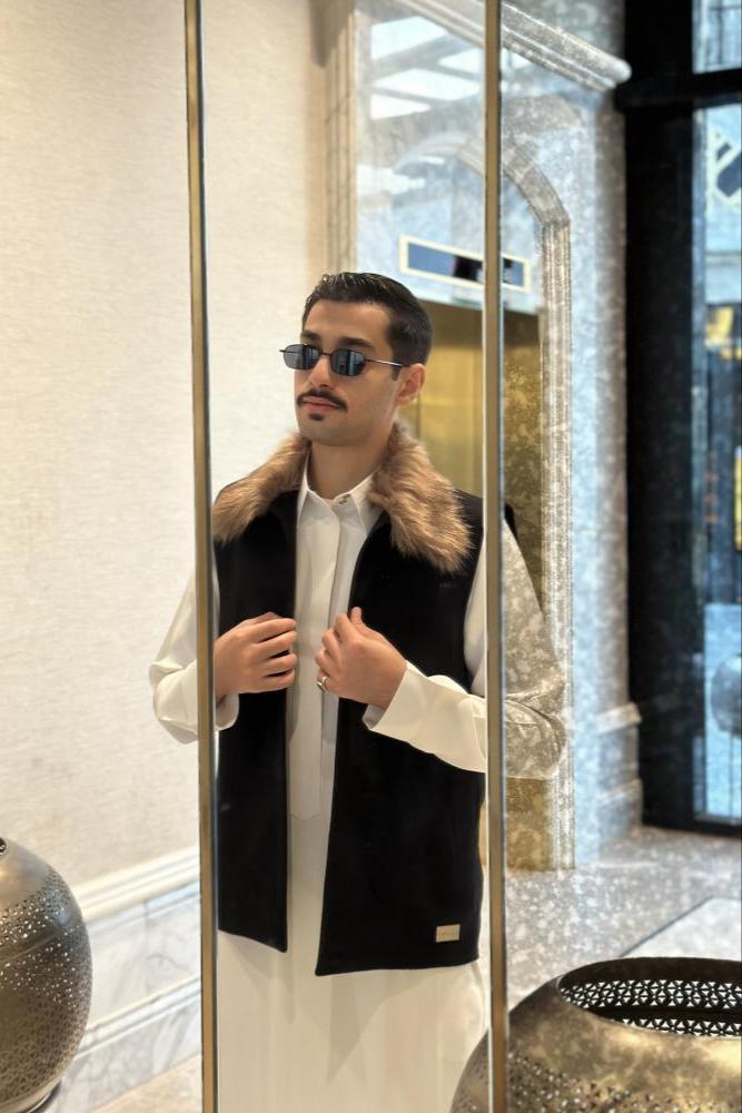 سديري دبل فيس اسود كامل