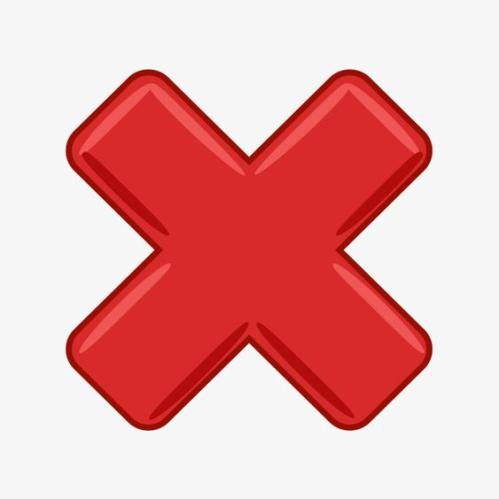 استيكر علامة اكس 3