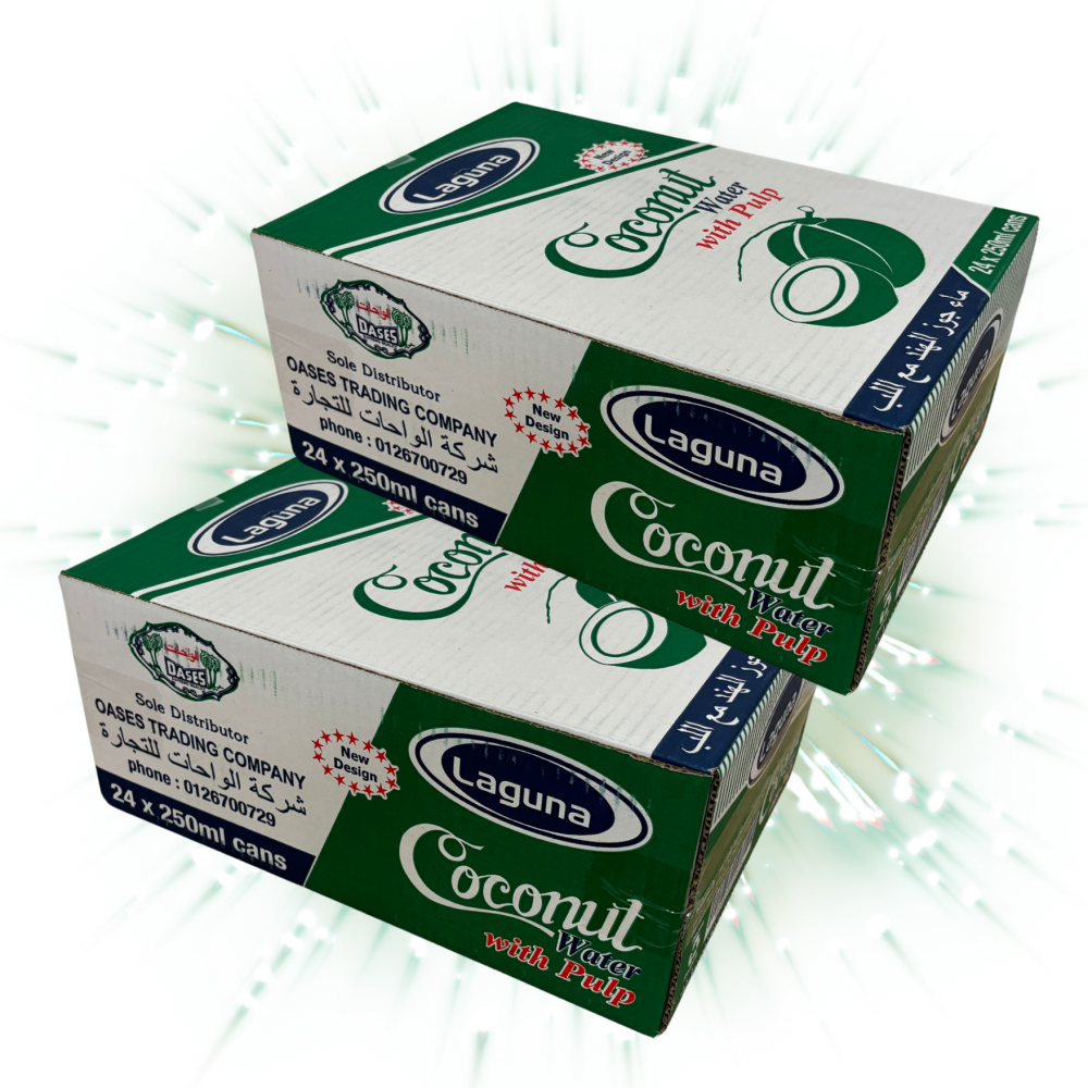 كرتونين ماء جوز الهند 250ML (24 علبة) - Two Coconut water boxes 250ML (24 Cans)