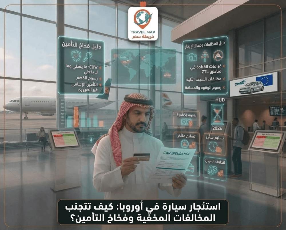 استئجار سيارة في أوروبا: كيف تتجنب المخالفات المخفية وفخاخ التأمين؟