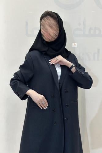 عبايه بليزر رسمي الصيف بقماش لنن