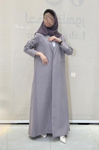 عبايه بليزر رسمي الصيف بقماش